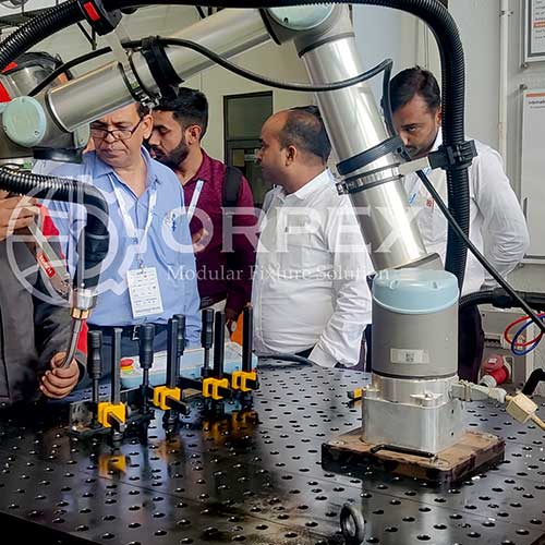 2D Welding Table Fixture | Orpex Modutech Modular Fixture Example