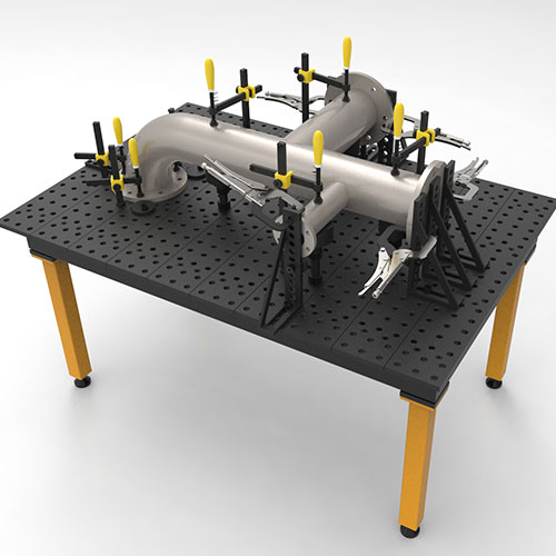 Orpex Modutech Pipe Flange Fixture Example
