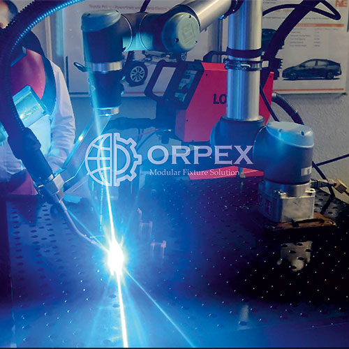 Robotic Welding Fixture | Orpex Modutech Modular Fixture Example