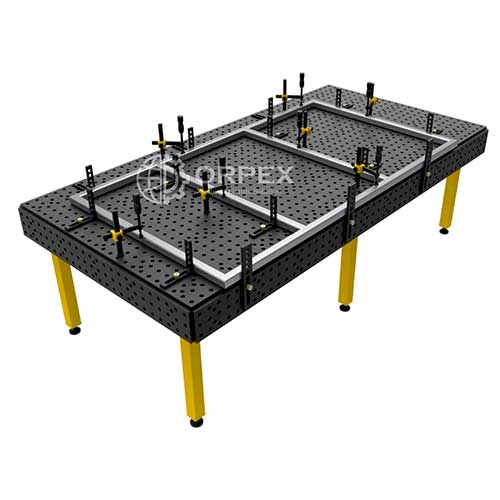 Square Frame Welding Fixture | Orpex Modutech Fixture Example